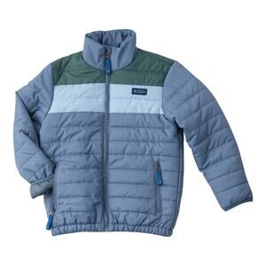 PRODOH KID'S PUFFER JACKET IN BLUEFIN BLUE COLORBLOCK‎ NWT SIZE XS